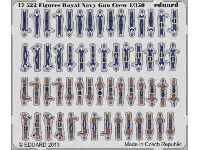 Figures Royal Navy Gun Crew S. A. 3D 1/350 - image 1