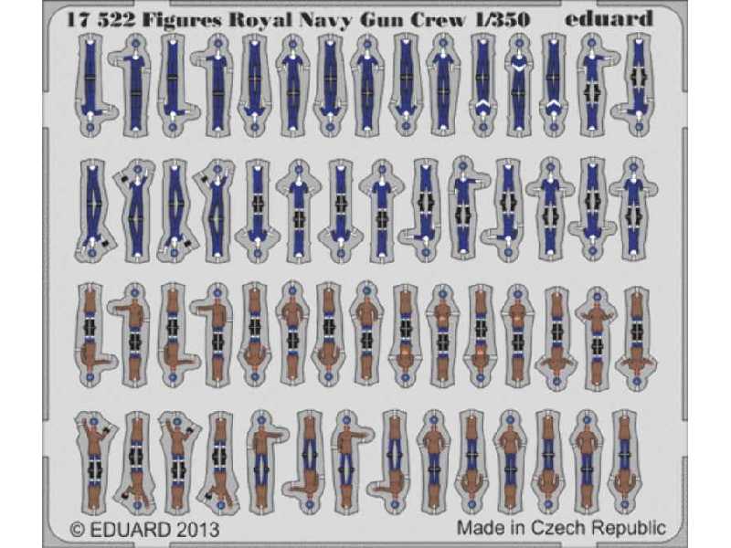 Figures Royal Navy Gun Crew S. A. 3D 1/350 - image 1