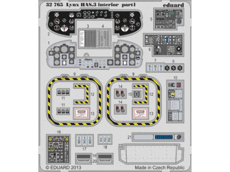 Lynx HAS.3 interior S. A. 1/32 - Revell - image 1