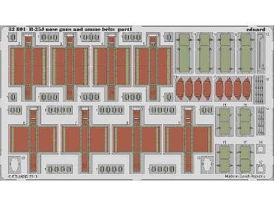 B-25J nose guns and ammo belts 1/32 - Hk Models - image 2