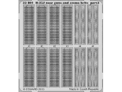 B-25J nose guns and ammo belts 1/32 - Hk Models - image 4