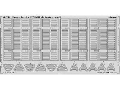 Gloster Javelin FAW.9/9R air brakes 1/48 - Airfix - image 3