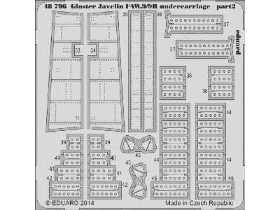 Gloster Javelin FAW.9/9R undercarriage 1/48 - Airfix - image 3