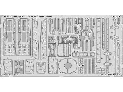 Mirage F.1CT/ CR exterior 1/48 - Kitty Hawk - image 2