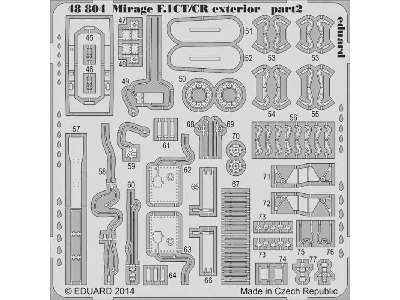 Mirage F.1CT/ CR exterior 1/48 - Kitty Hawk - image 3