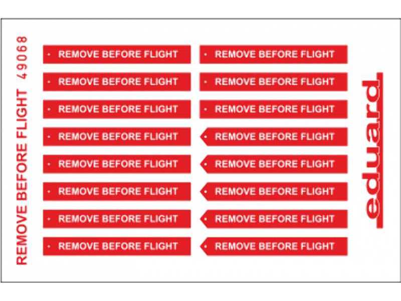 Remove Before Flight  FABRIC 1/48 - image 1