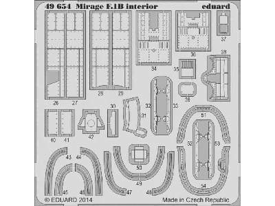 Mirage F.1B interior S. A. 1/48 - Kitty Hawk - image 3