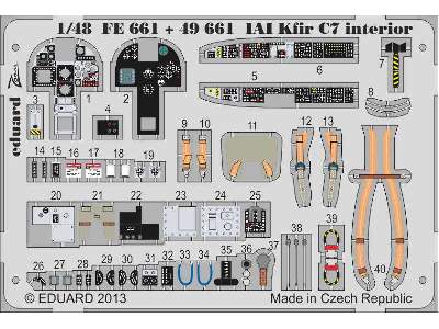 IAI Kfir C7 interior S. A. 1/48 - Amk - image 2