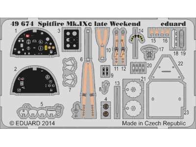 Spitfire MK. IXc late  WEEKEND 1/48 - Eduard - image 1