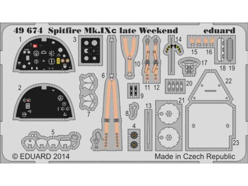 Spitfire MK. IXc late  WEEKEND 1/48 - Eduard - image 1