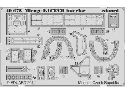 Mirage F.1CT/ CR interior S. A. 1/48 - Kitty Hawk - image 3