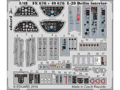 L-29 Delfin interior S. A. 1/48 - Amk - image 2