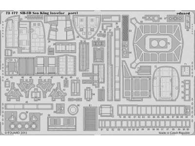 SH-3D Sea King interior S. A. 1/72 - Cyber Hobby - image 1