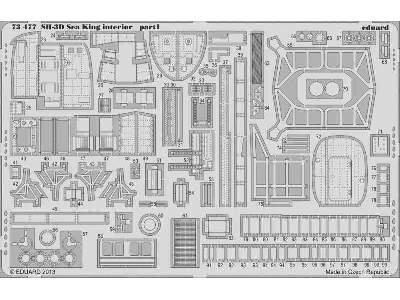 SH-3D Sea King interior S. A. 1/72 - Cyber Hobby - image 2