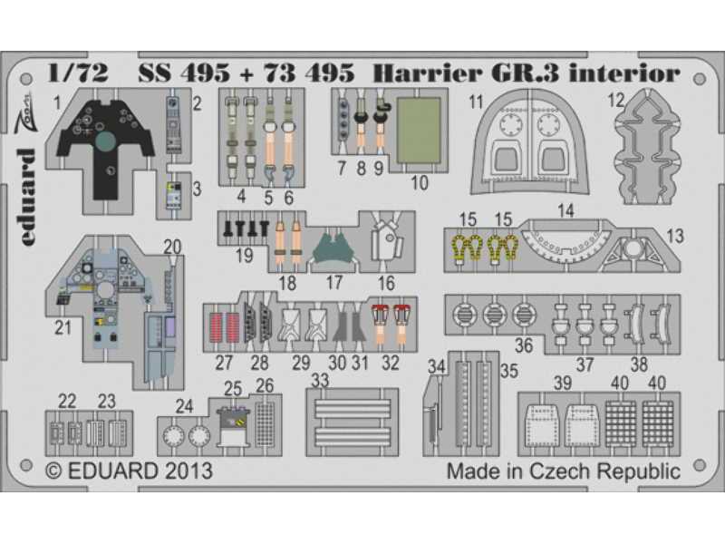 Harrier GR.3 interior S. A. 1/72 - Airfix - image 1