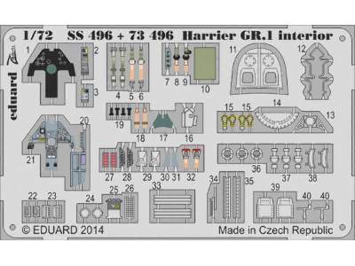 Harrier GR. interior 1 S. A. 1/72 - Airfix - image 1