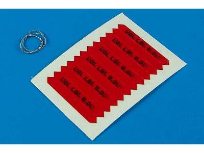 Remove before flight flags - IDF - black lettering  - image 1