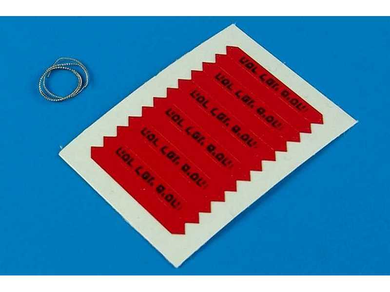 Remove before flight flags - IDF - black lettering  - image 1