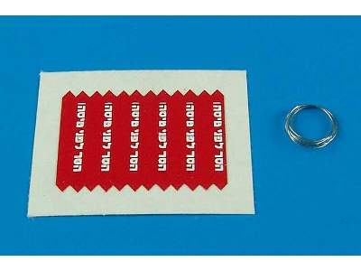 Remove before flight flags - IDF - white lettering  - image 1