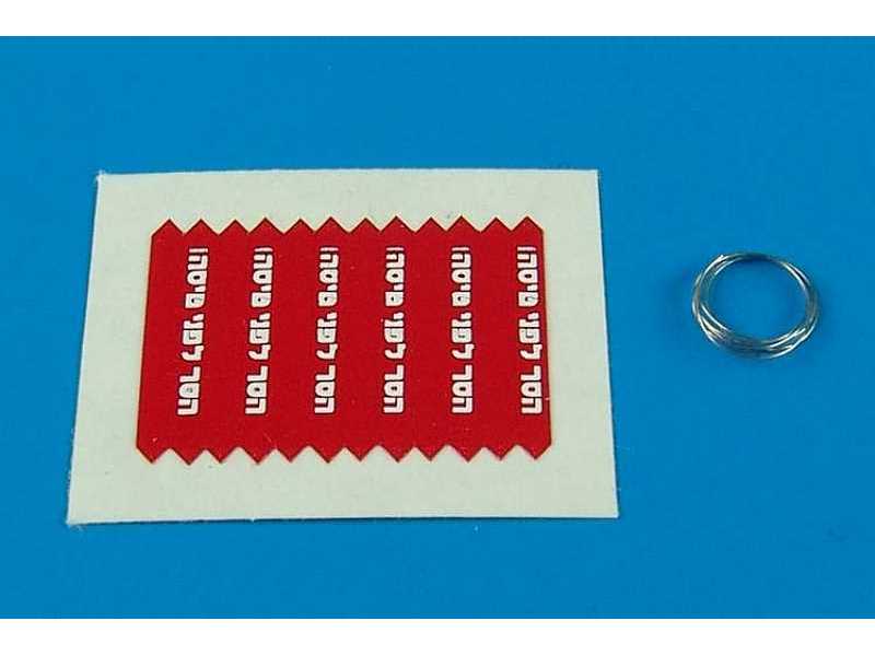 Remove before flight flags - IDF - white lettering  - image 1