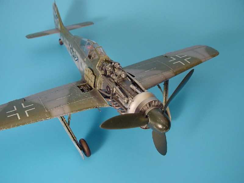 Fw 190D detail engine set - Hasegawa - image 1