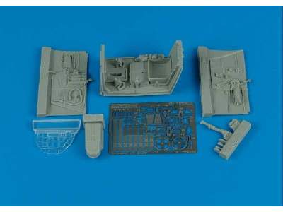 Bf 109K cockpit set - Hasegawa - image 1