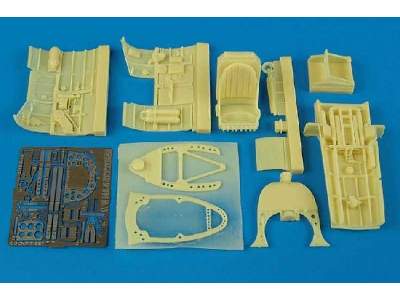 Spitfire Mk. V cockpit set - Hasegawa - image 1