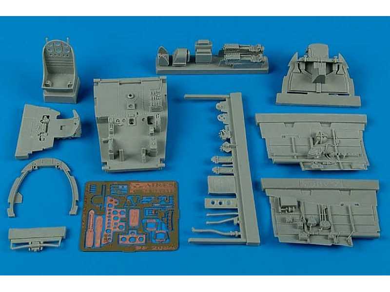 Nakajima Ki84 Hayate cockpit set - Hasegawa - image 1