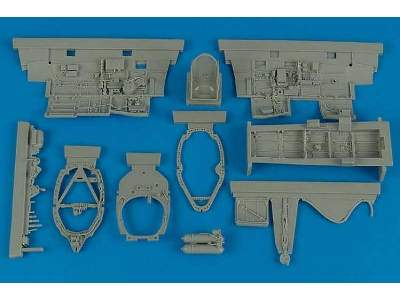 Spitfire Mk.IX cockpit set - Tamiya - image 1