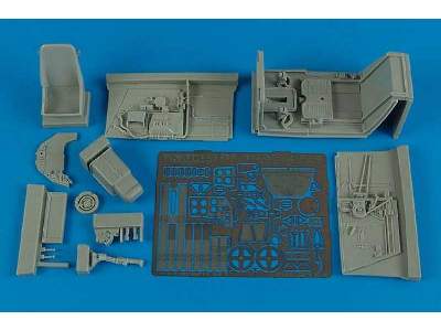 Bf 109F-2/F-4 early cockpit set - Hasegawa - image 1