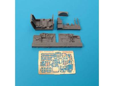 Messerschmitt Bf 109K-4 cockpit set - NEW TOOL - Hasegawa - image 1