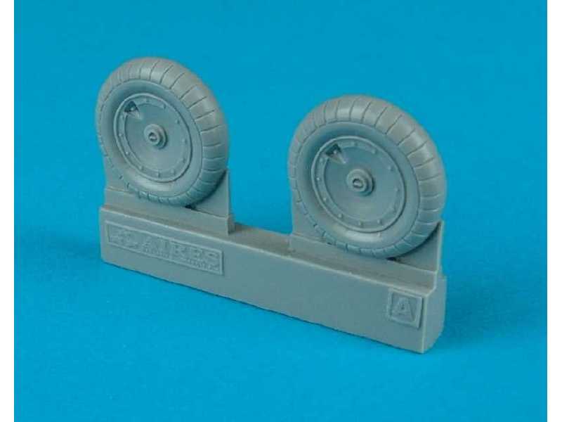 Fw 190A wheels + paint mask - Eduard - image 1