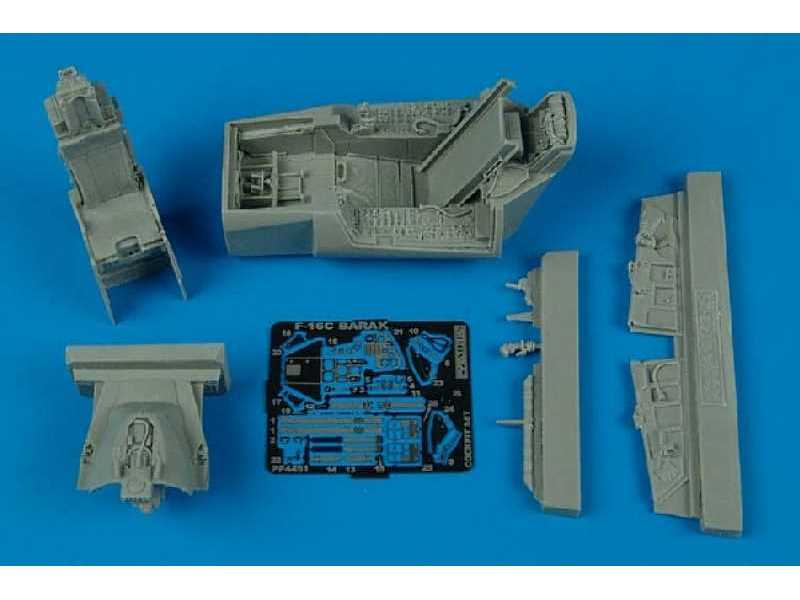 F-16C Barak cockpit set - Hasegawa - image 1