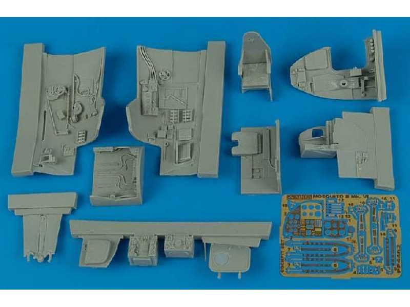 Mosquito B Mk.IV cockpit set - Tamiya - image 1