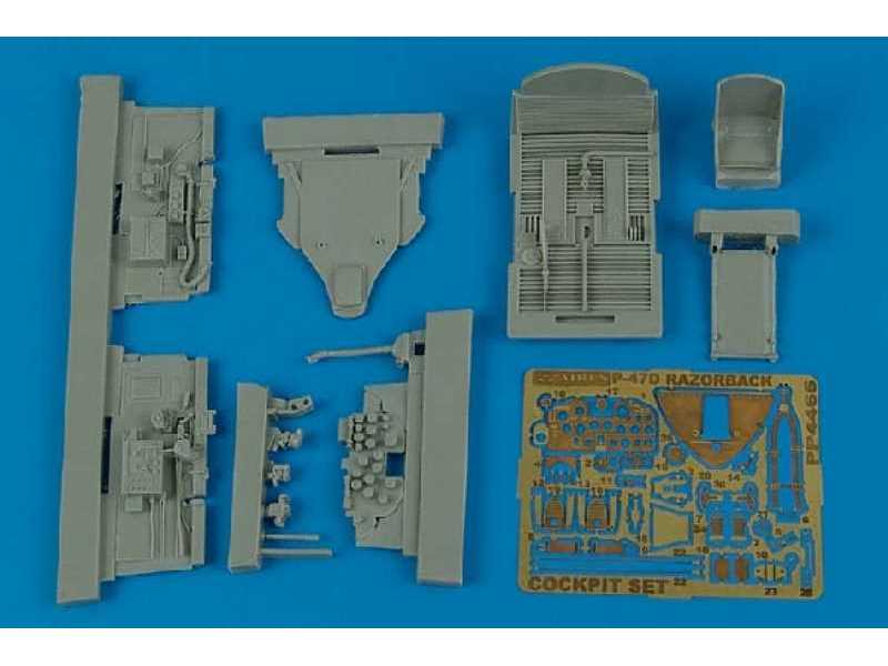 P-47D Razorback cockpit set - Tamiya - image 1