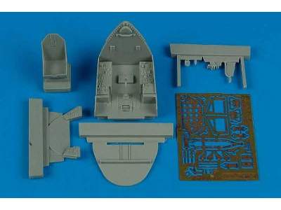 F4U-7 Corsair cockpit set - Hasegawa - image 1