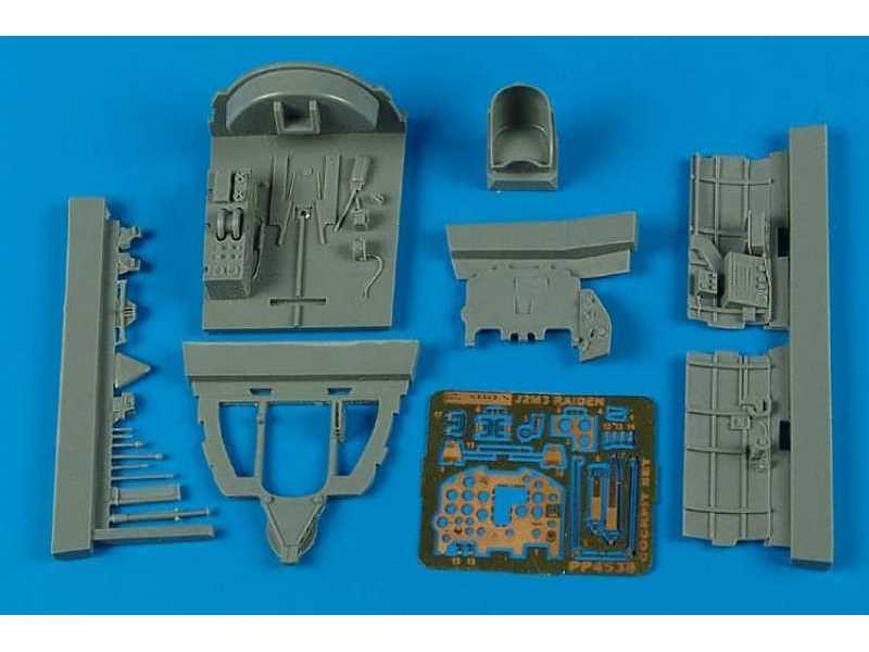 J2M3 Raiden cockpit set - Hasegawa - image 1 J2M3 Raiden cockpit set - Hasegawa - image 1