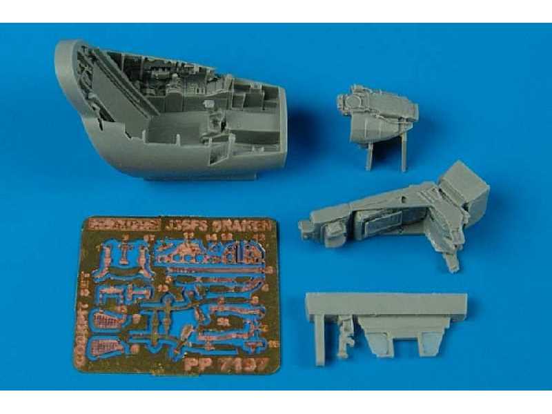 J35FS Draken cockpit set - Hasegawa - image 1