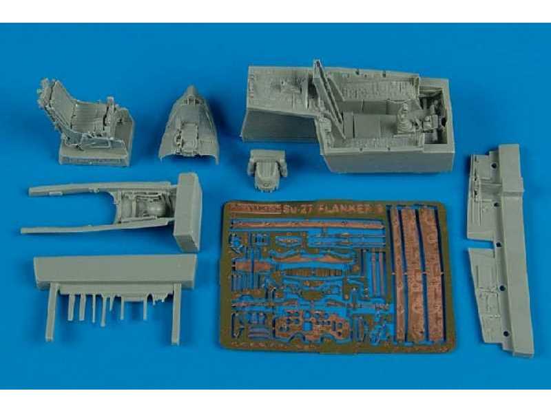 Su-27 Flanker B cockpit set - Hasegawa - image 1