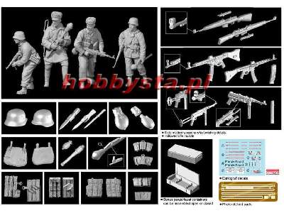 Figures "Totenkopf" Division Budapest 1945  - image 2