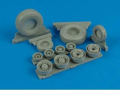 F-14A Tomcat weighted wheels - Tamiya - image 1