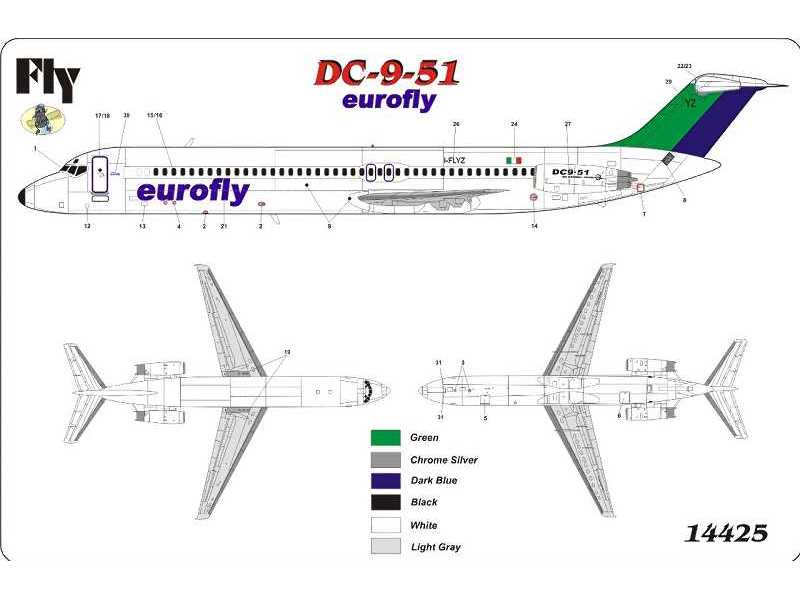 McDonnell Douglas DC-9-51 eurofly - image 1
