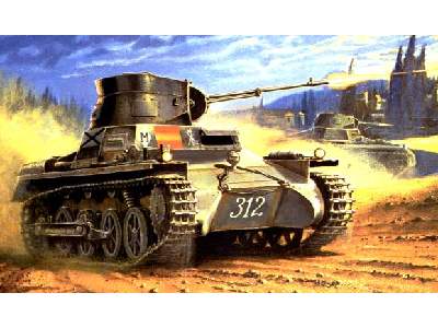 Light german tank T-1A "Breda" - image 1