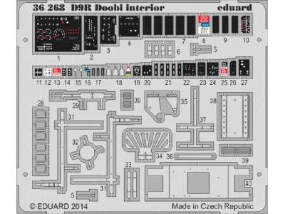 D9R Doobi interior - colour 1/35 - Meng - image 1