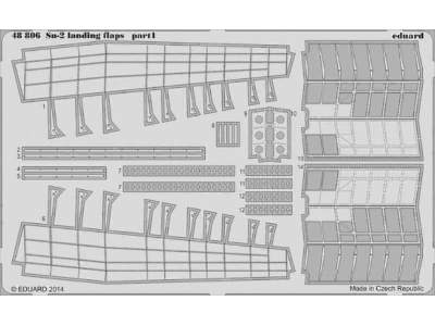 Su-2 landing flaps 1/48 - Zvezda - image 1