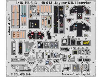 Jaguar GR.1 interior S. A. 1/48 - Kitty Hawk - image 2