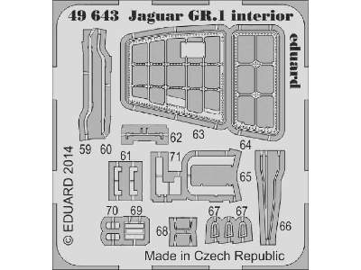 Jaguar GR.1 interior S. A. 1/48 - Kitty Hawk - image 3