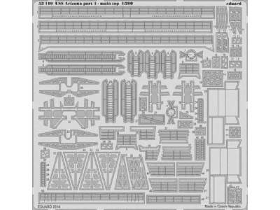 USS Arizona part 4 - main top 1/200 - Trumpeter - image 1