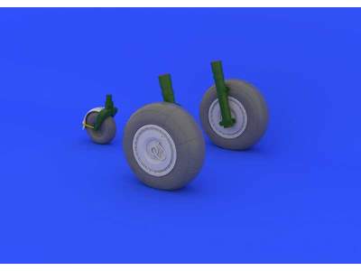 Ju 88 wheels late 1/48 - Dragon - image 1