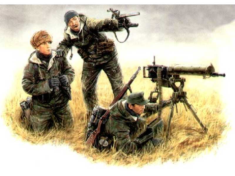 Figures German Machinegun Crew - Eastern Front, Kurland 1944 - image 1